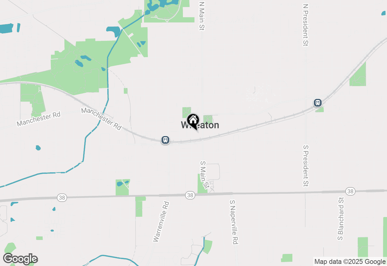 Map of 109 N Hale Street, Wheaton, IL 60187