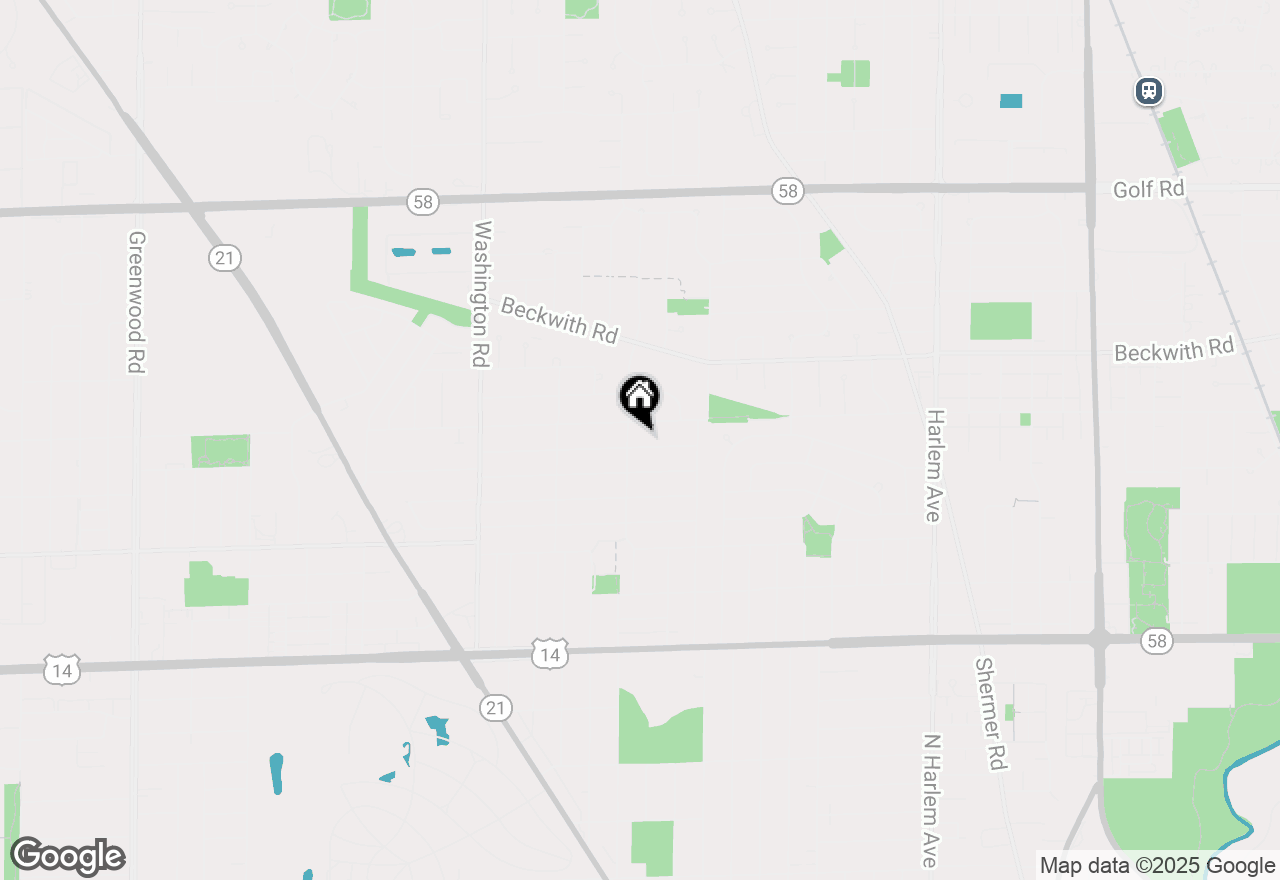 Map of 7714 Arcadia Street, Morton Grove, IL 60053