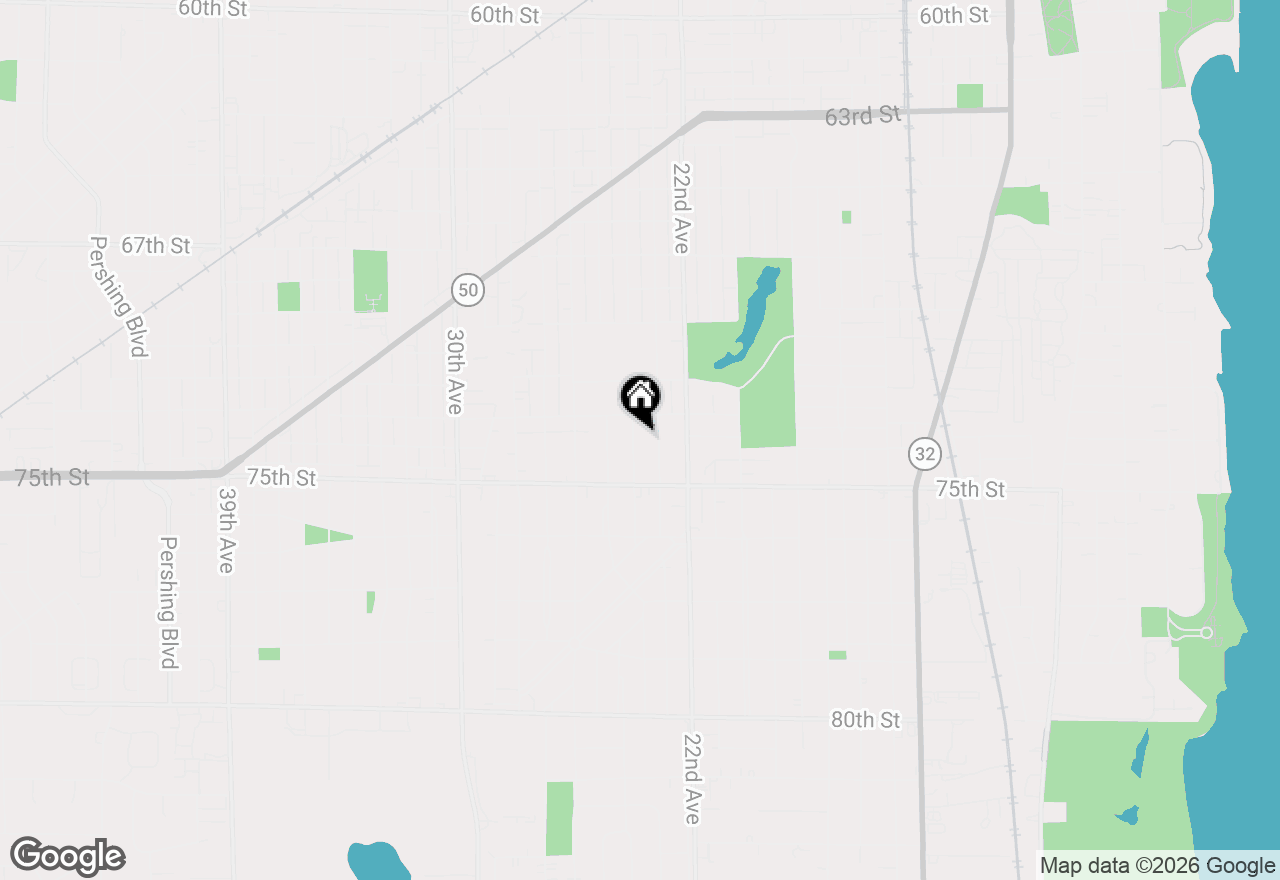 Map of 7325 24th Ave, Kenosha, WI 53143