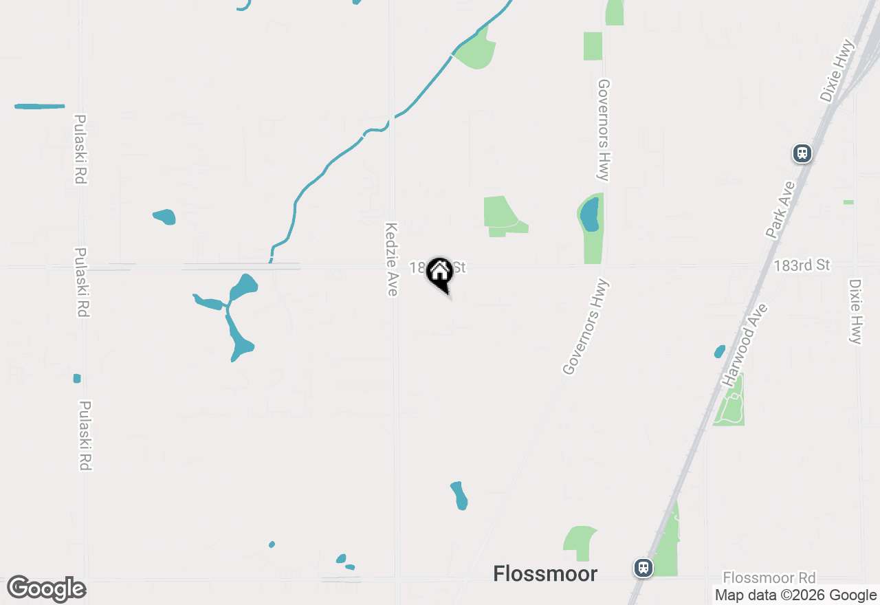 Map of 18310 Robin Lane #D2, Homewood, IL 60430