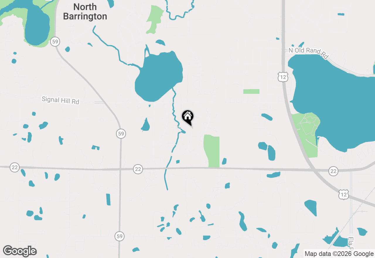 Map of 106 Carriage Road, North Barrington, IL 60010