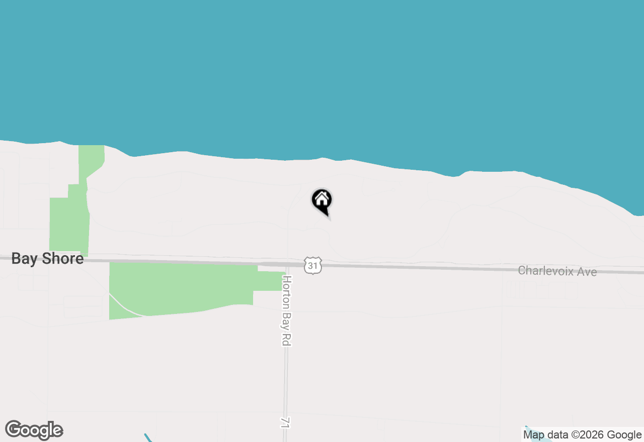 Map of 1210 Aspen Way, Bay Harbor, MI 49770