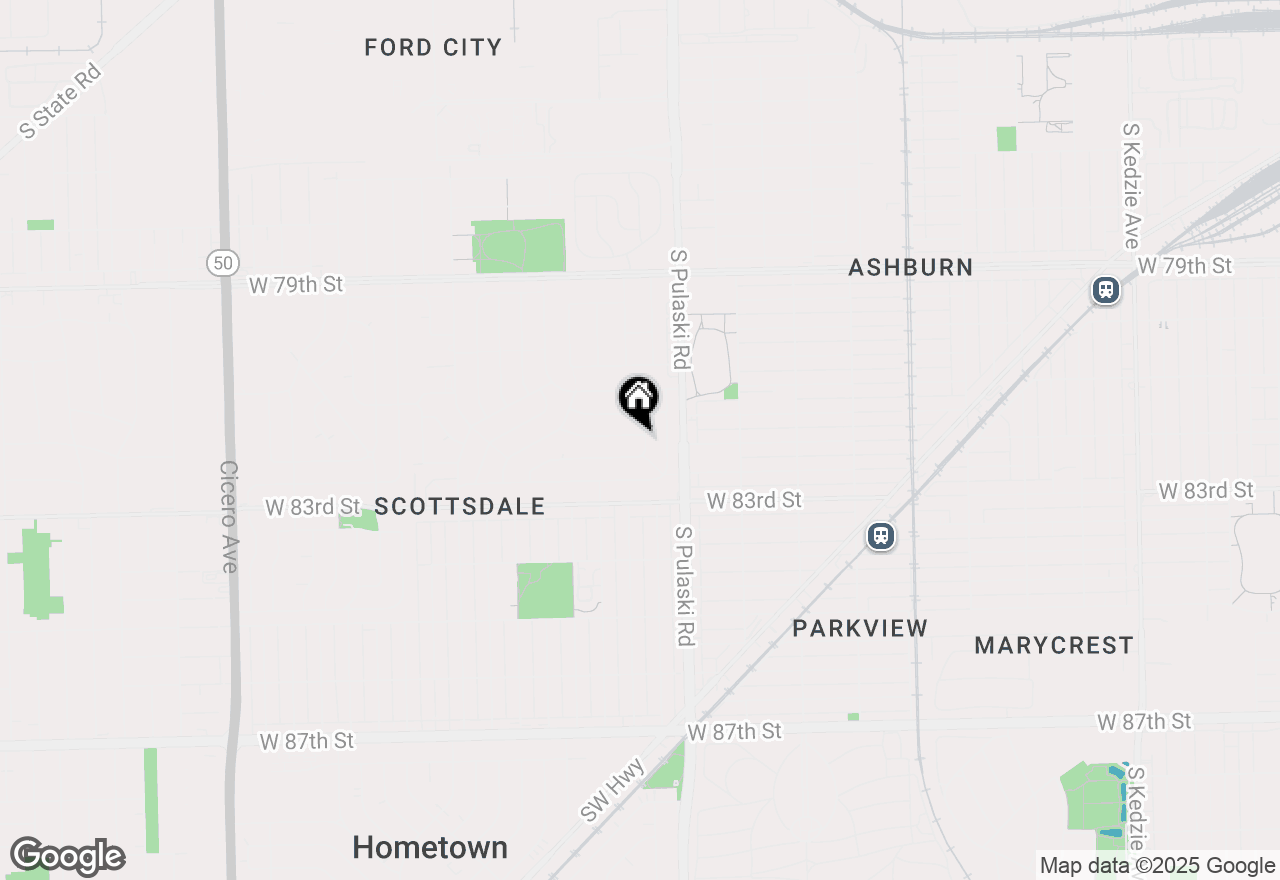 Map of 8154 S Karlov Avenue, Chicago, IL 60652