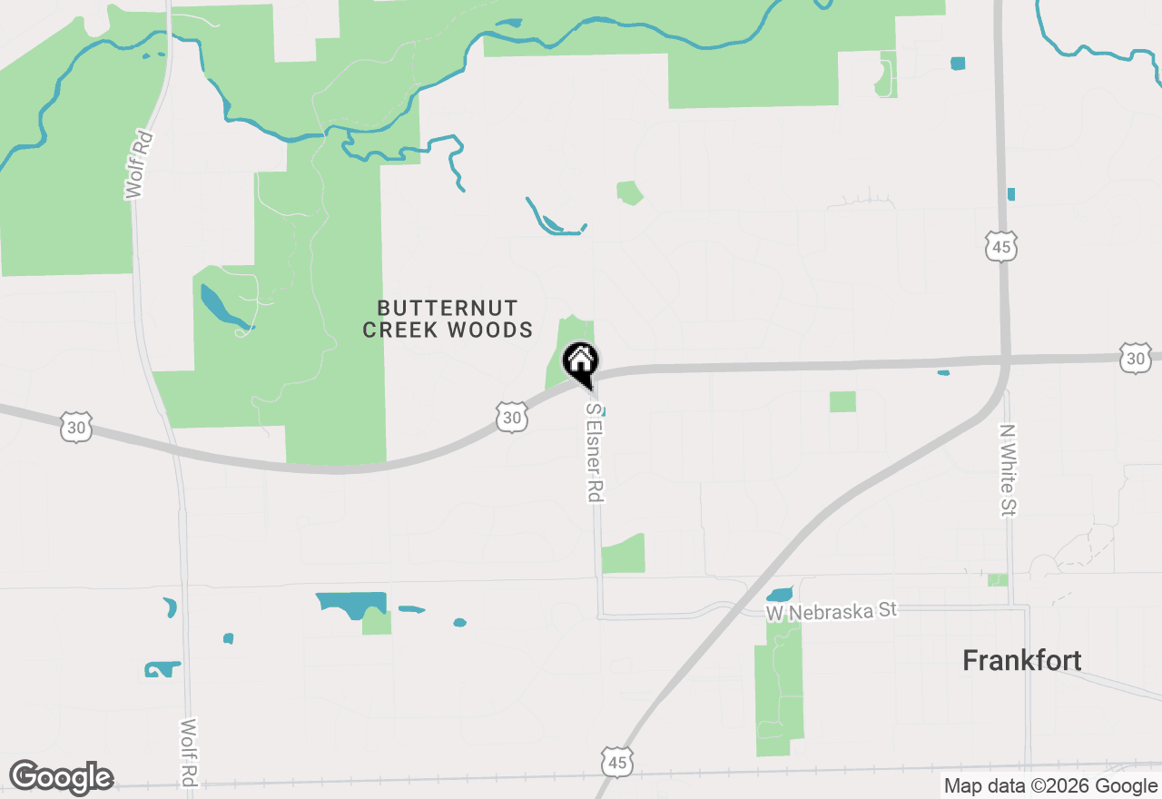 Map of 10536 Brookridge Court, Frankfort, IL 60423