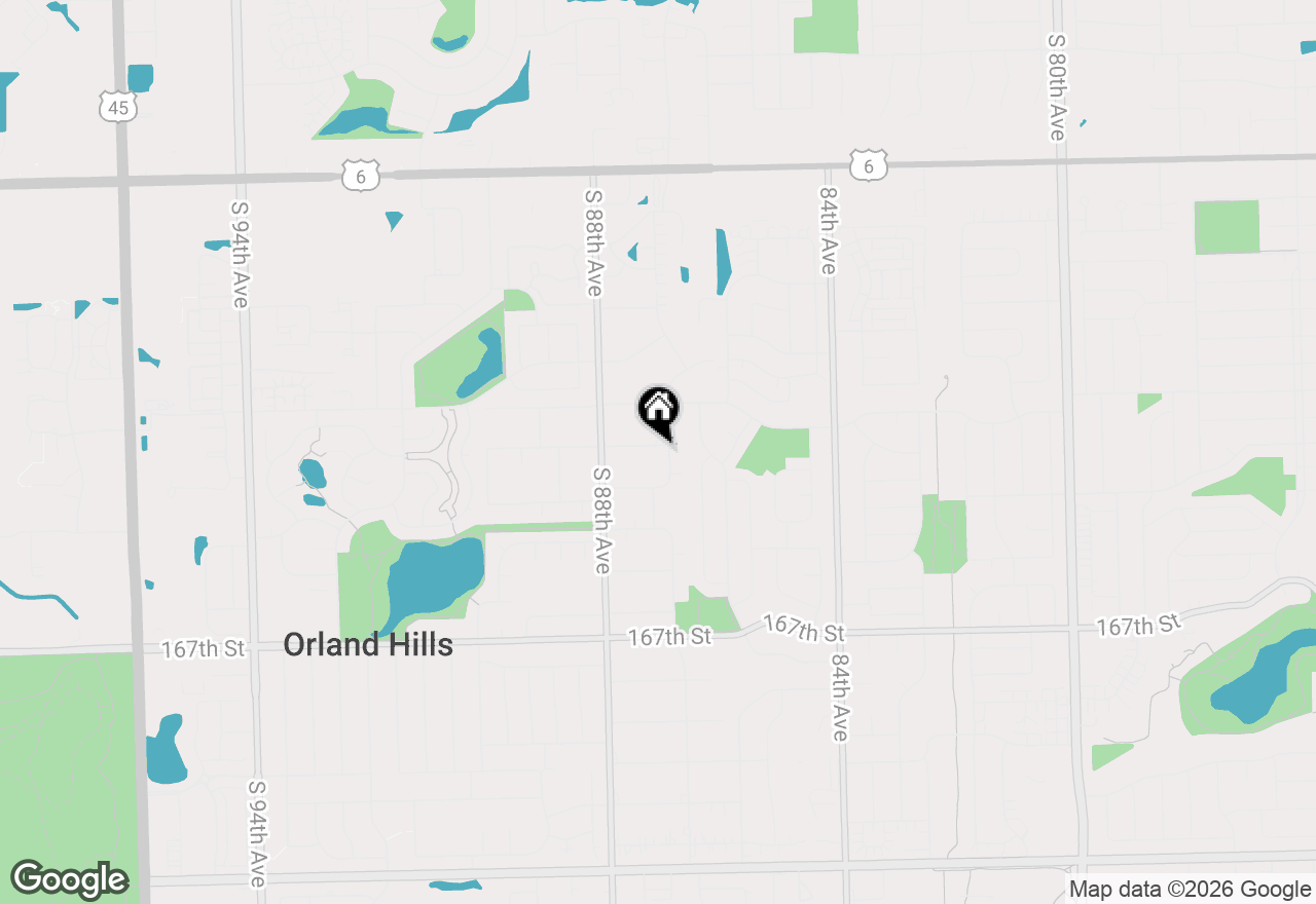 Map of 16400 Sherwood Drive, Orland Park, IL 60462