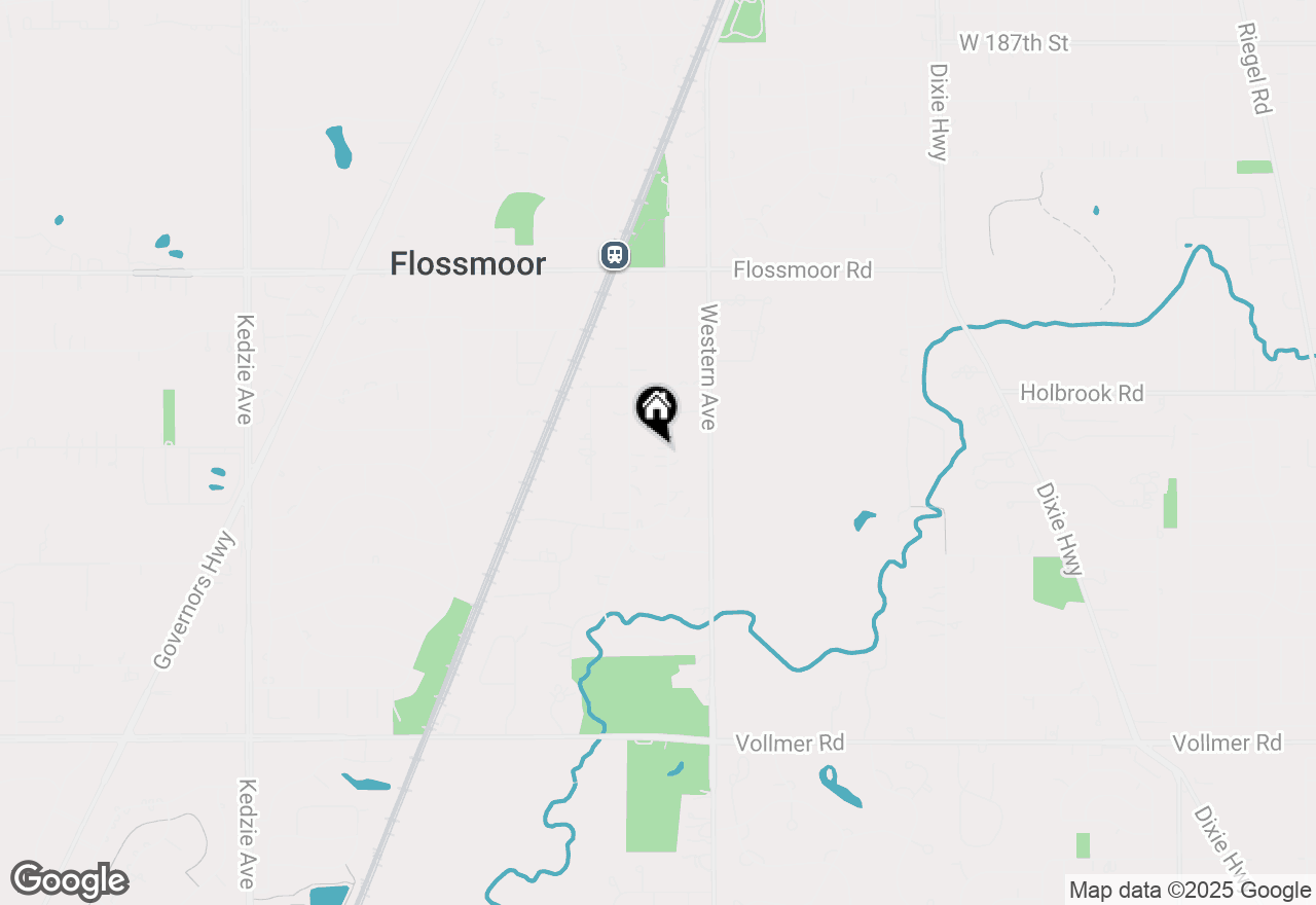 Map of 1412 Brassie Avenue, Flossmoor, IL 60422