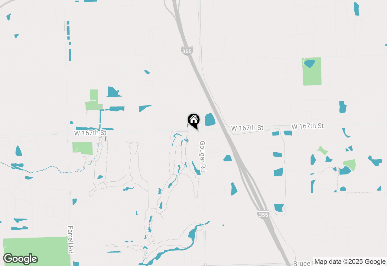 Map of 16703 S Sunset Ridge Court, Lockport, IL 60441