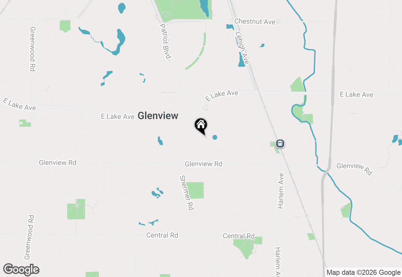 Map of 2324 Sumac Circle, Glenview, IL 60025