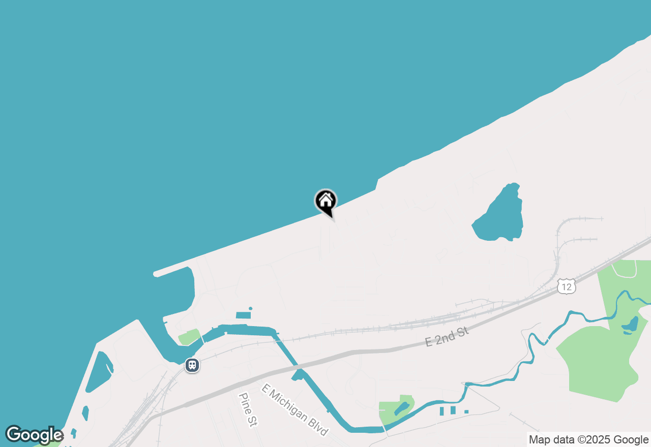 Map of 100 Lake Shore Drive #606, Michigan City, IN 46360