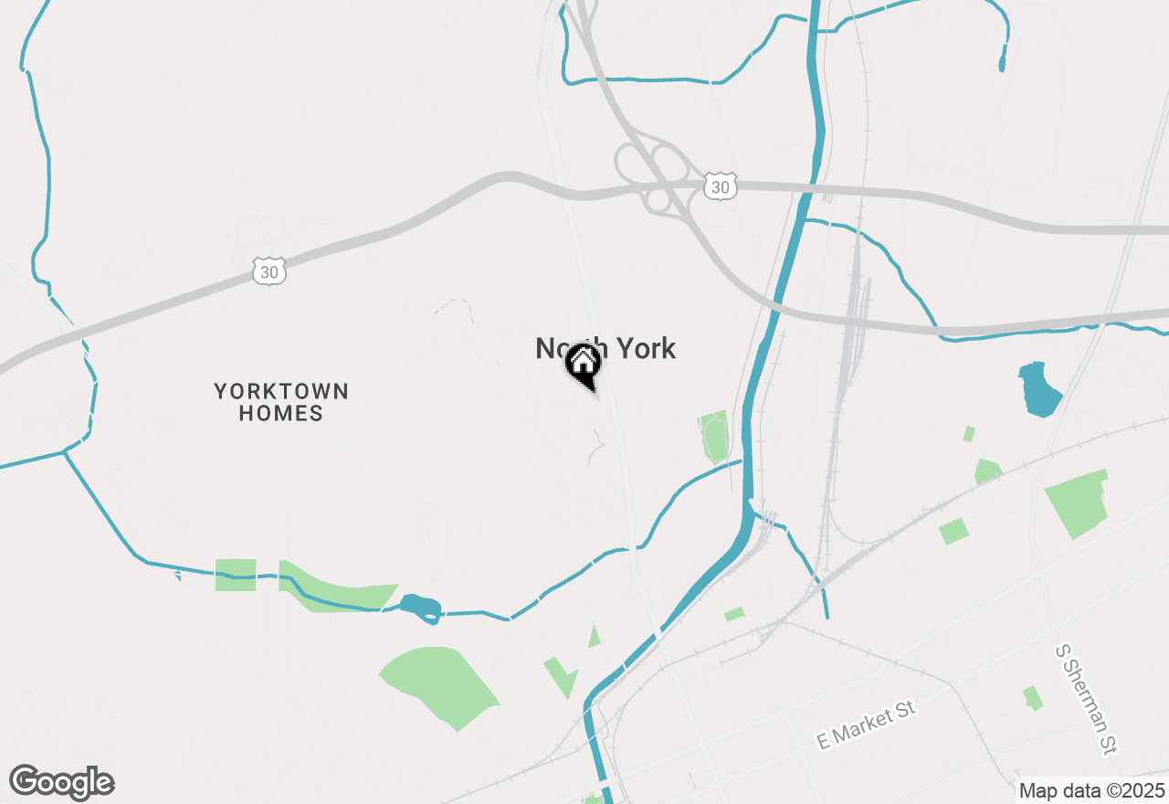 Map of 118 W 6th Avenue, York, PA 17404