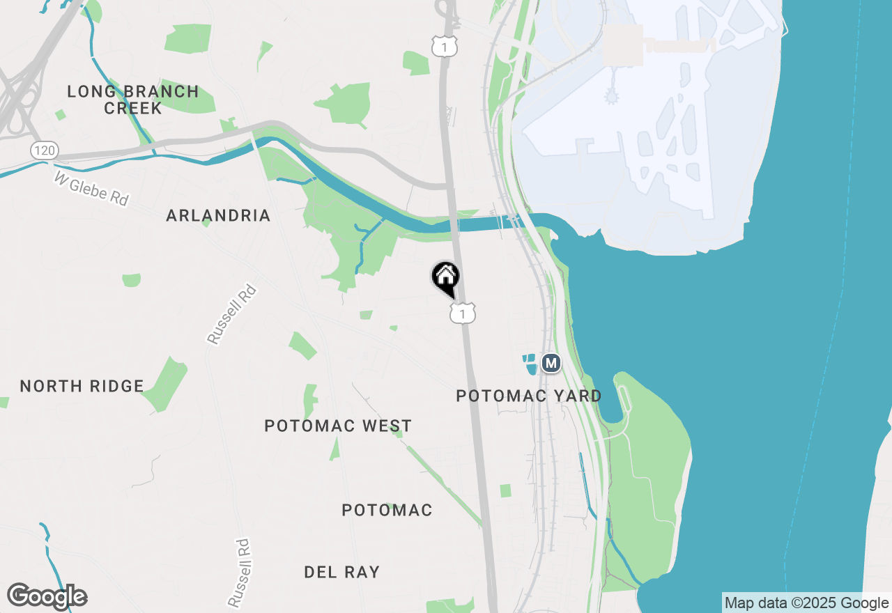 Map of 141 W Reed Avenue, Alexandria, VA 22305