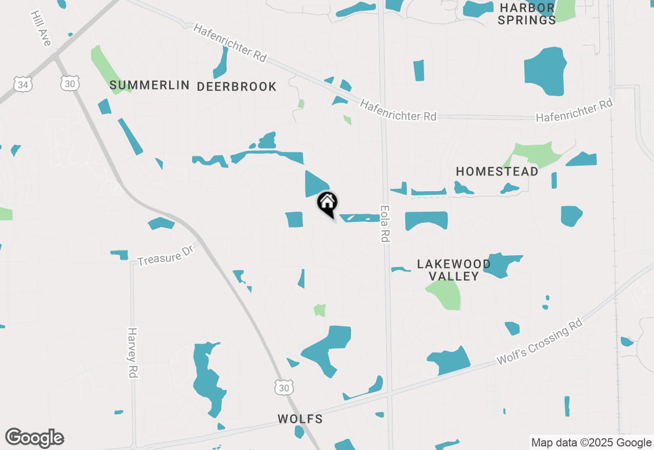 Map of 2295 Shiloh Drive, Aurora, IL 60503