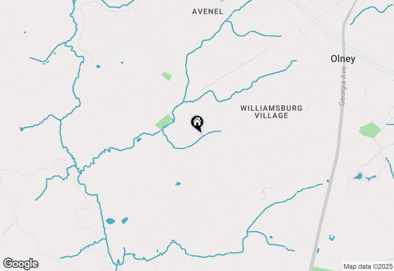 Map of 17505 Longview Lane, Olney, MD 20832