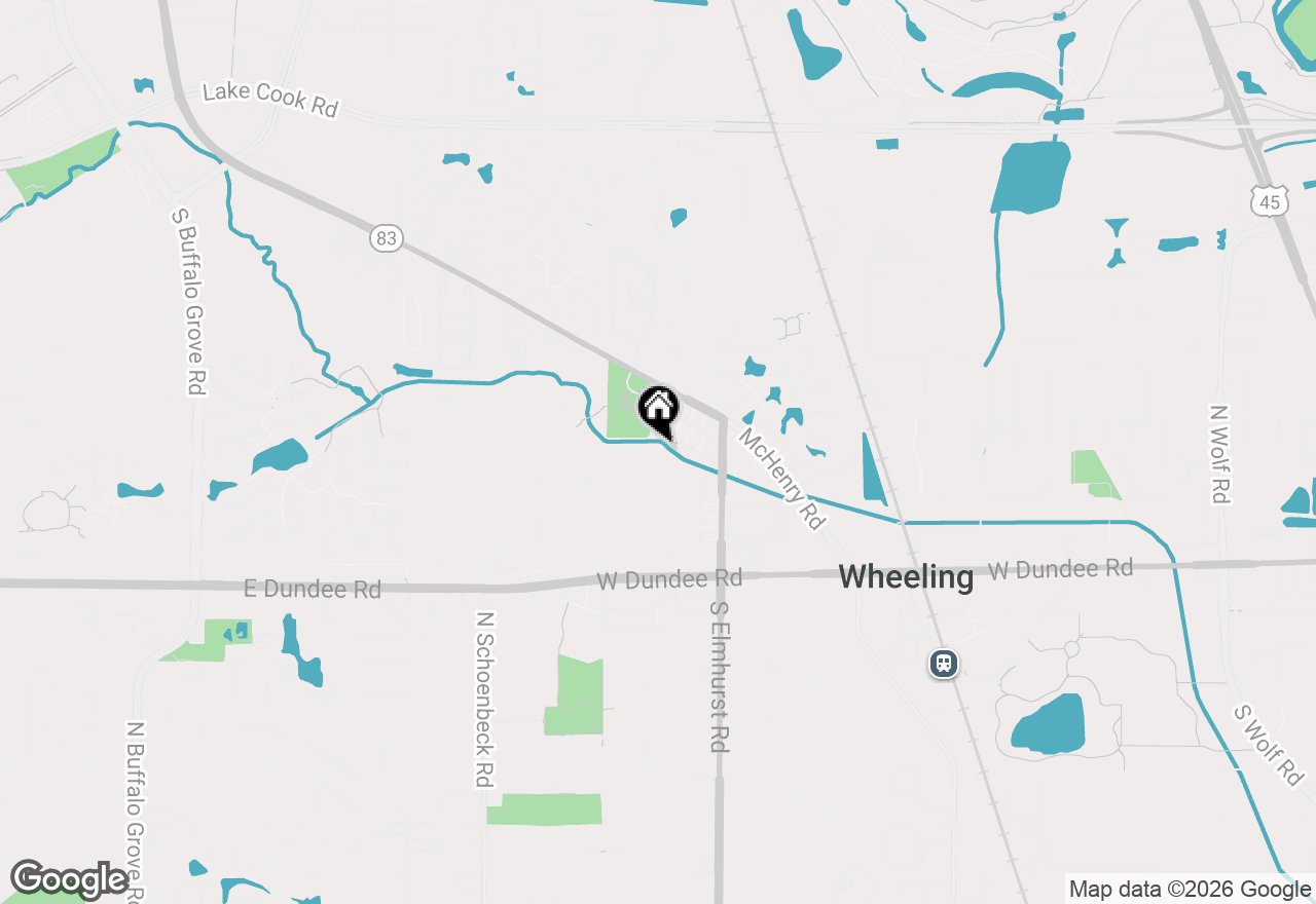 Map of 920 Valley Stream Drive, Wheeling, IL 60090