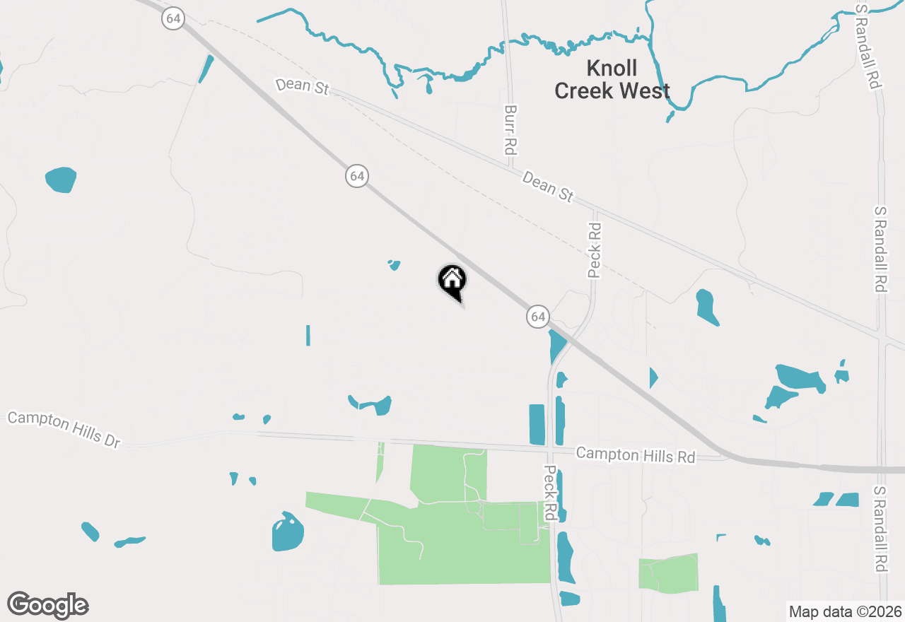 Map of 3766 Matisse Drive, St. Charles, IL 60175