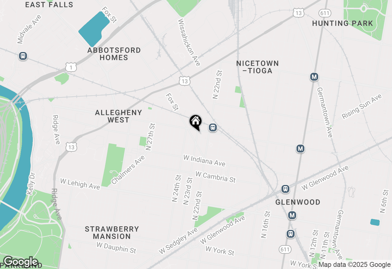 Map of 2300 W Allegheny Avenue #2ND FLOOR, Philadelphia, PA 19132