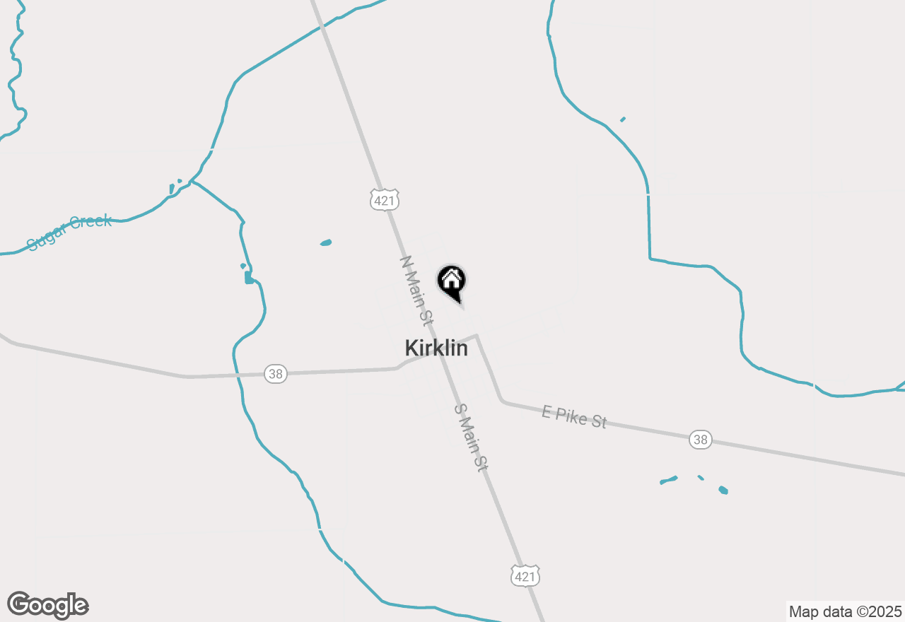 Map of 203 E Harrison Parkway #1, Kirklin, IN 46050