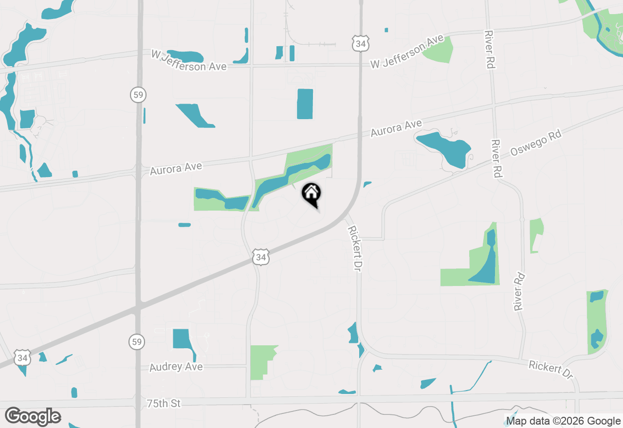 Map of 707 Marigold Court, Naperville, IL 60540