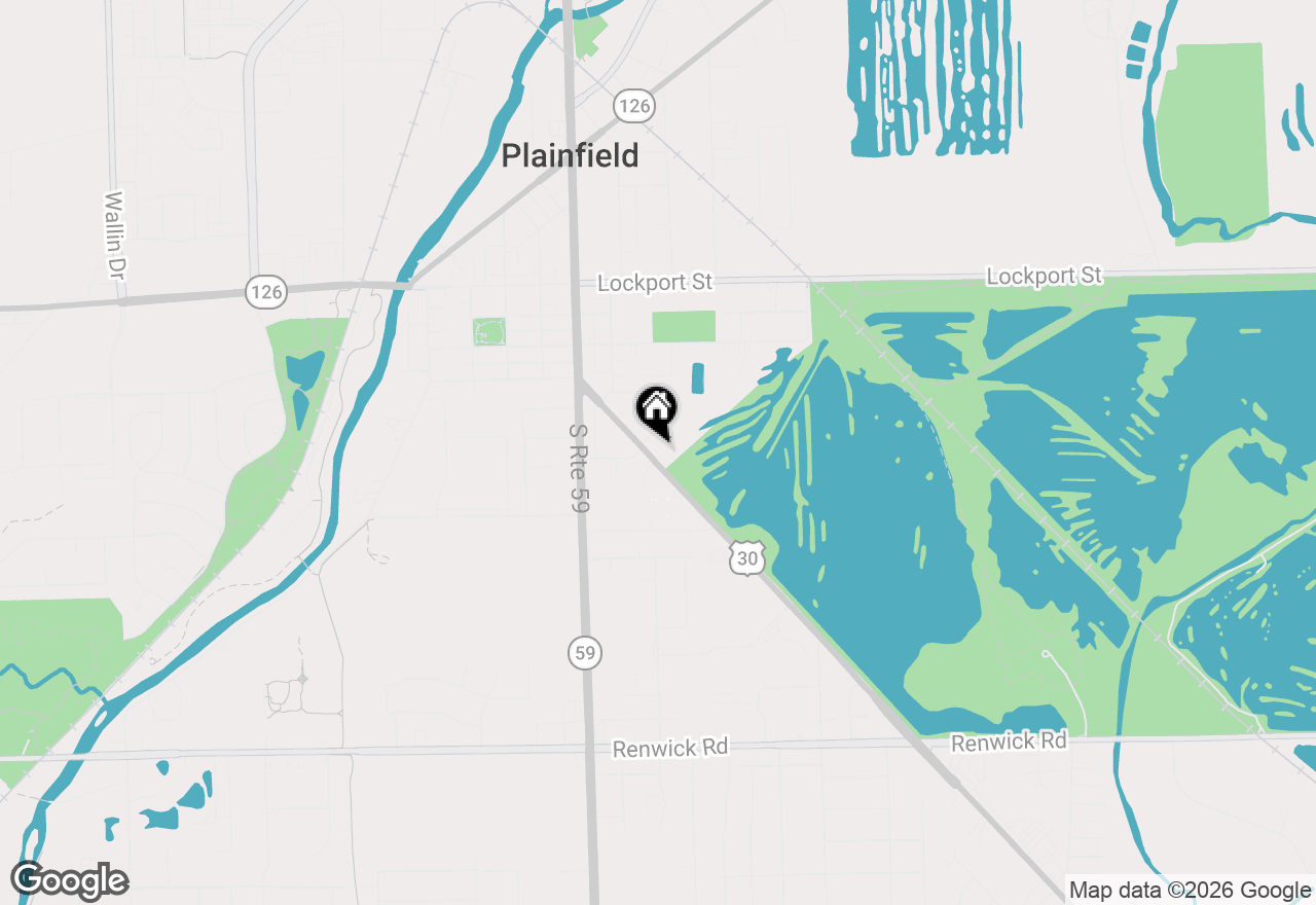 Map of 15405 S Joliet Road, Plainfield, IL 60544