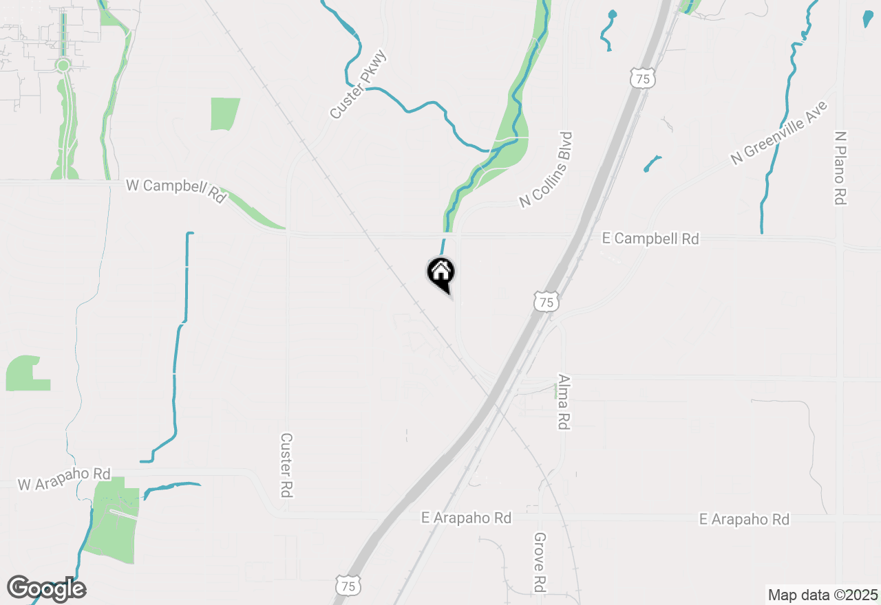 Map of 1701 N Collins Boulevard #2250, Richardson, TX 75080