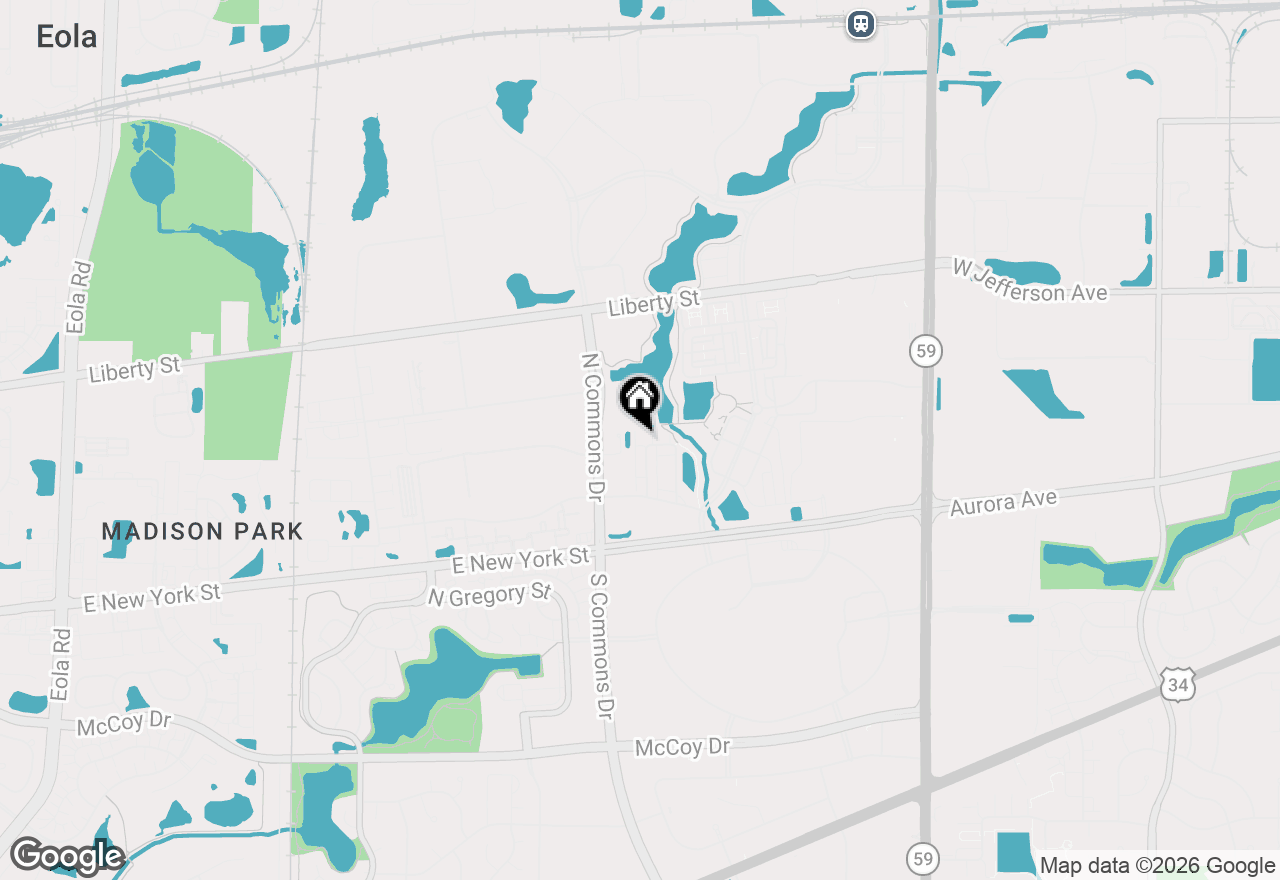 Map of 508 Grosvenor Lane, Aurora, IL 60504