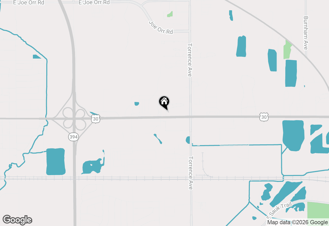 Map of 2205 Lincoln Highway, Sauk Village, IL 60411