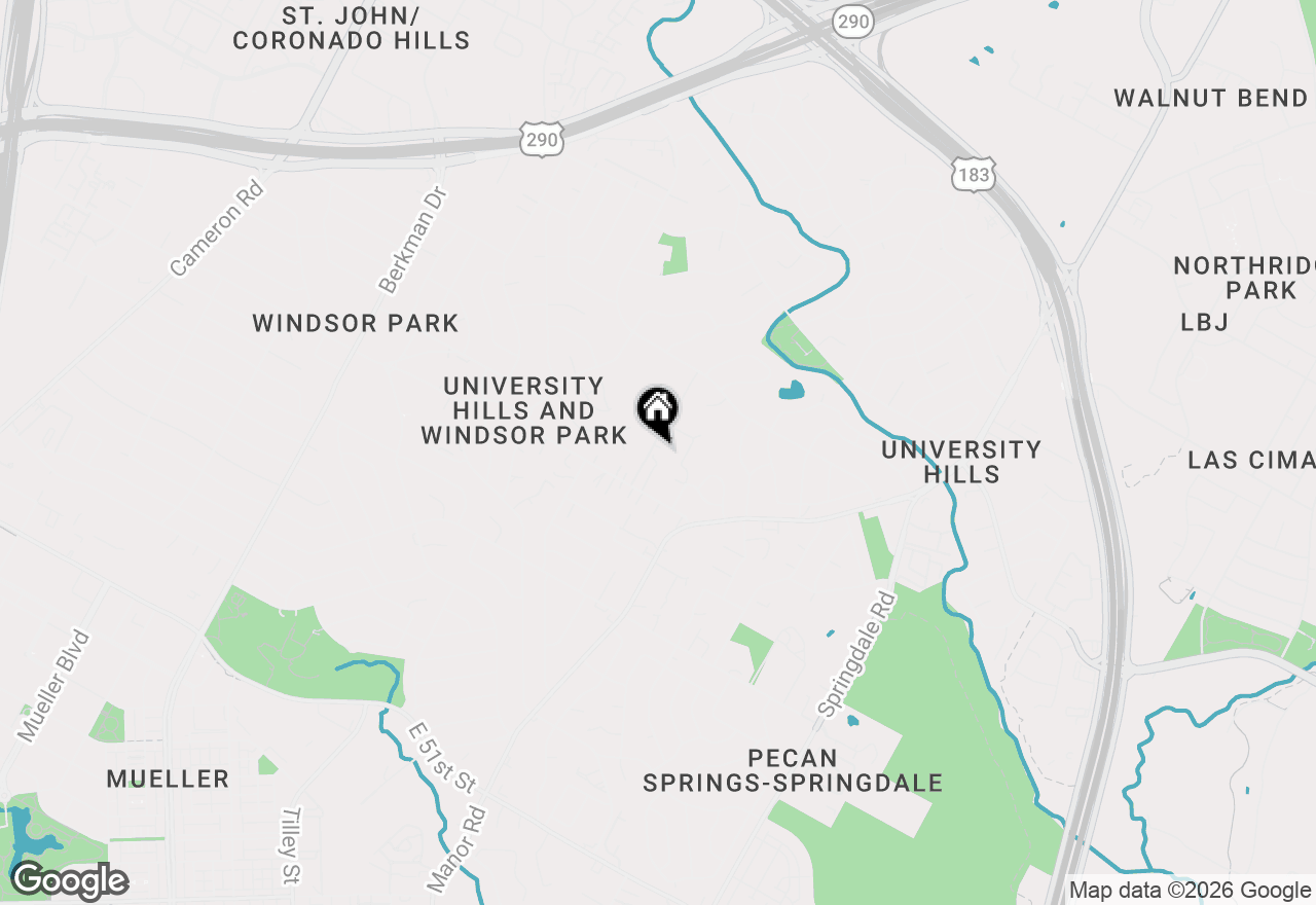Map of 6110 Wheless Cv #F, Austin, TX 78723