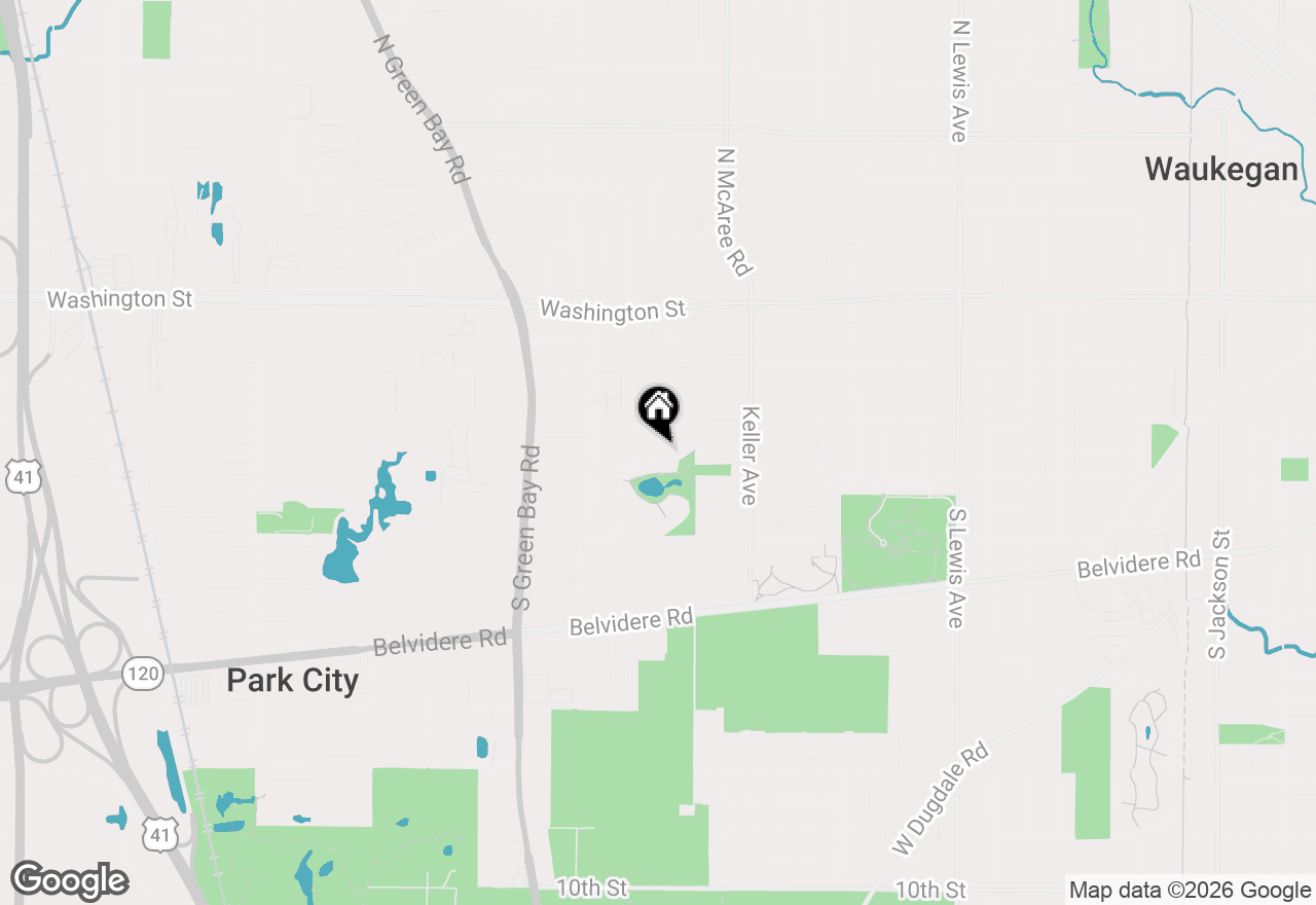 Map of 2708 W Lucia Avenue, Waukegan, IL 60085