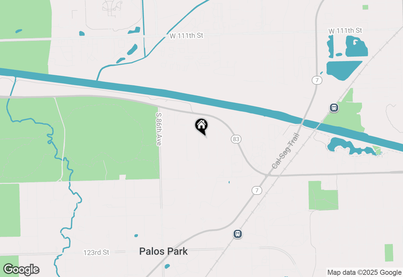 Map of 11649 S Walnut Ridge Drive, Palos Park, IL 60464