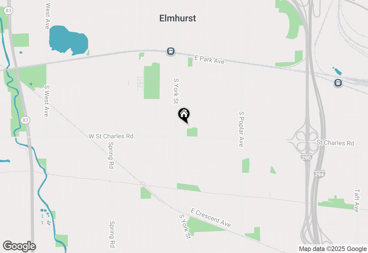 Map of 320 S Kenilworth Avenue, Elmhurst, IL 60126