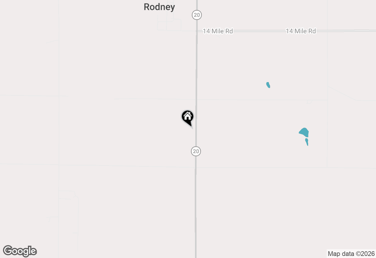 Map of 13281 120th Avenue, Rodney, MI 49342