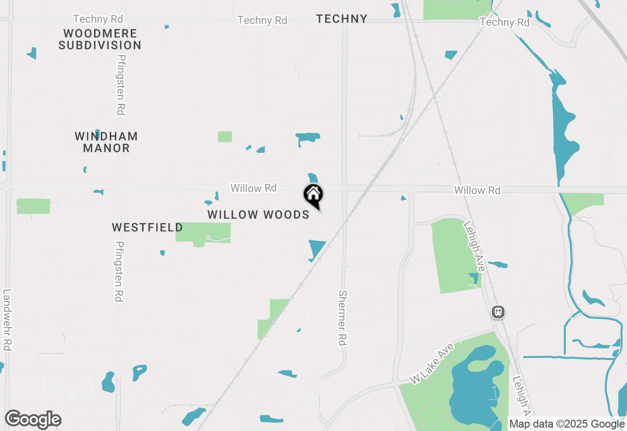 Map of 145 Princeton Lane, Glenview, IL 60026