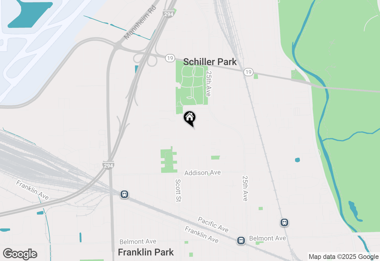 Map of 3837 Emerson Drive, Schiller Park, IL 60176