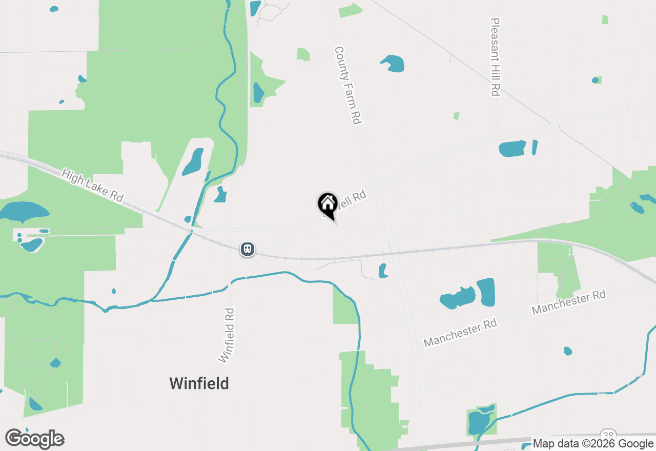 Map of 0S348 East Street, Winfield, IL 60190