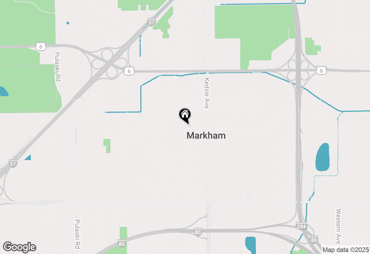 Map of 16219 Turner Avenue, Markham, IL 60428