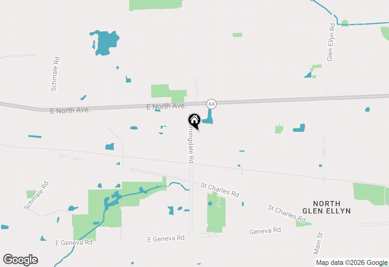 Map of 1111 Bloomingdale Road #2A, Glendale Heights, IL 60139