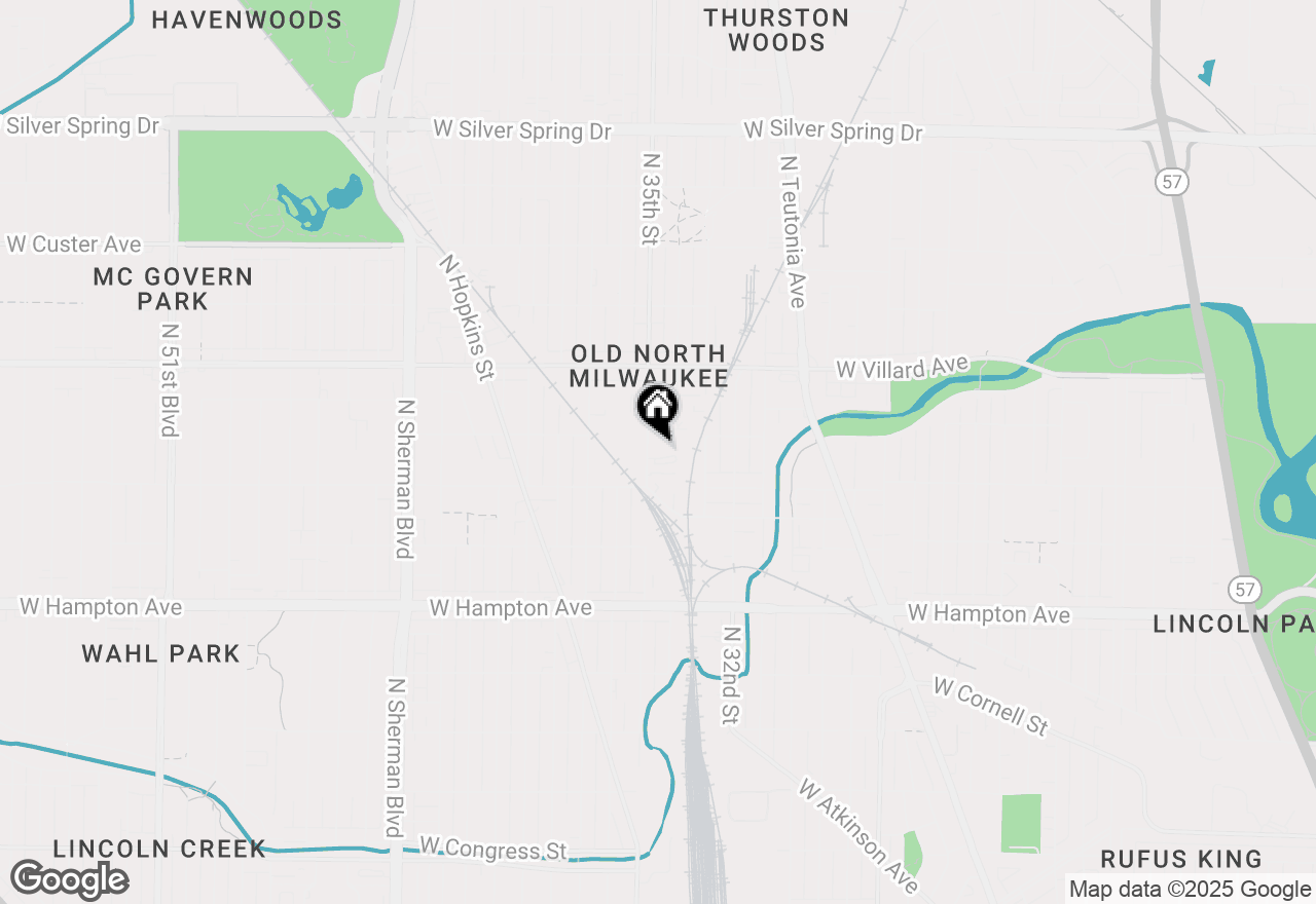 Map of 5048 N 35th St #5050, Milwaukee, WI 53209