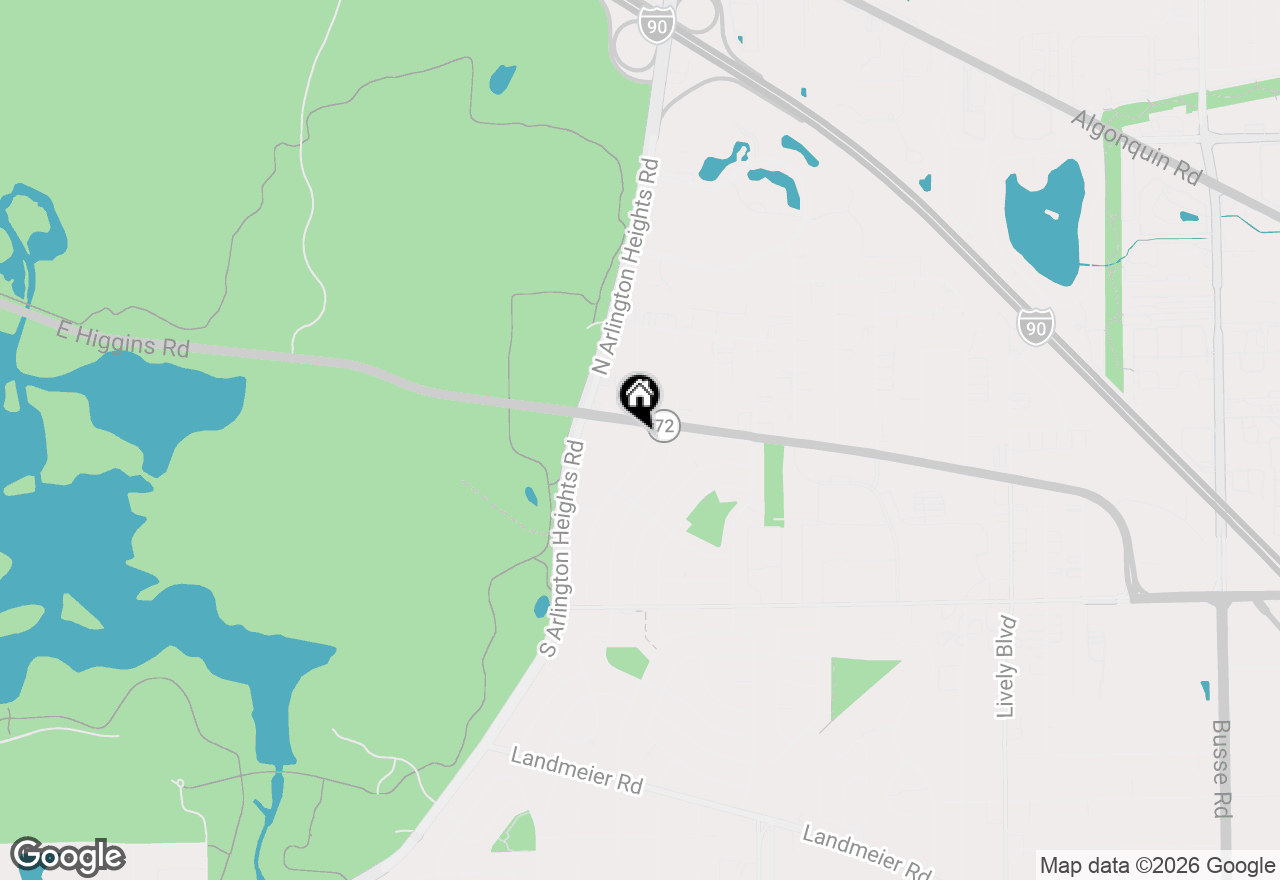 Map of 6 Forest Lane, Elk Grove Village, IL 60007