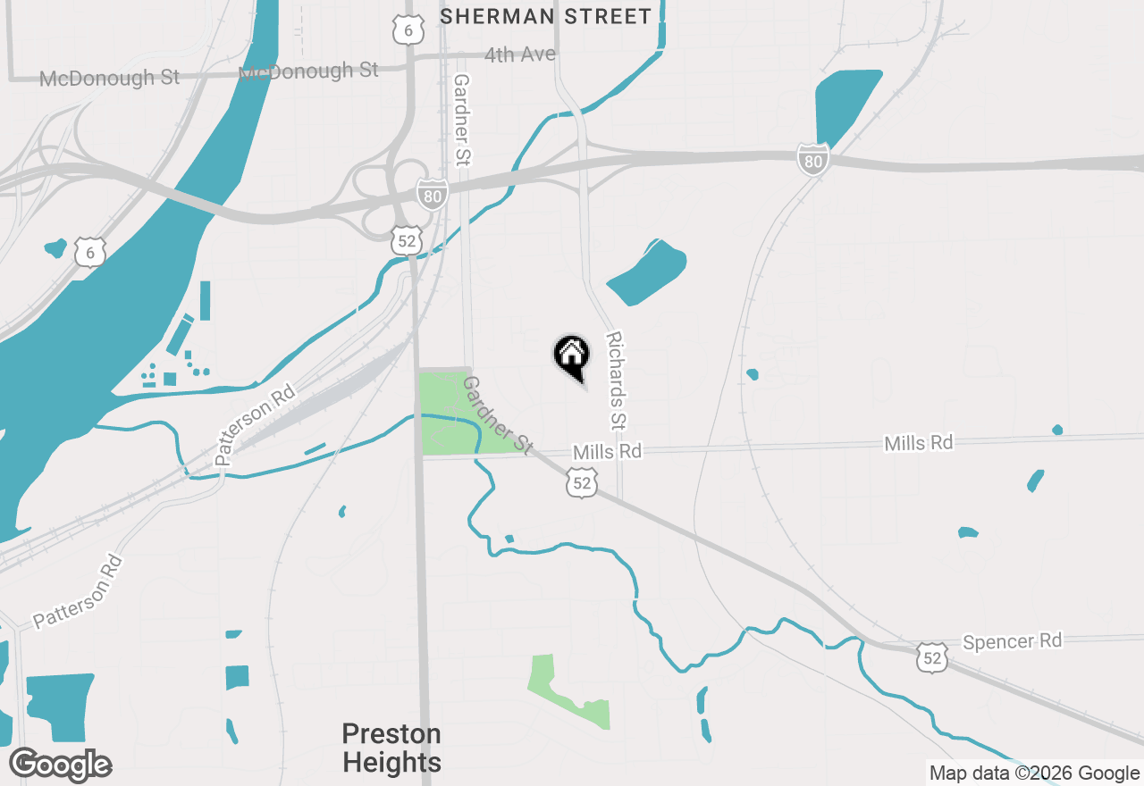 Map of 1010 Helen Avenue, Joliet, IL 60433