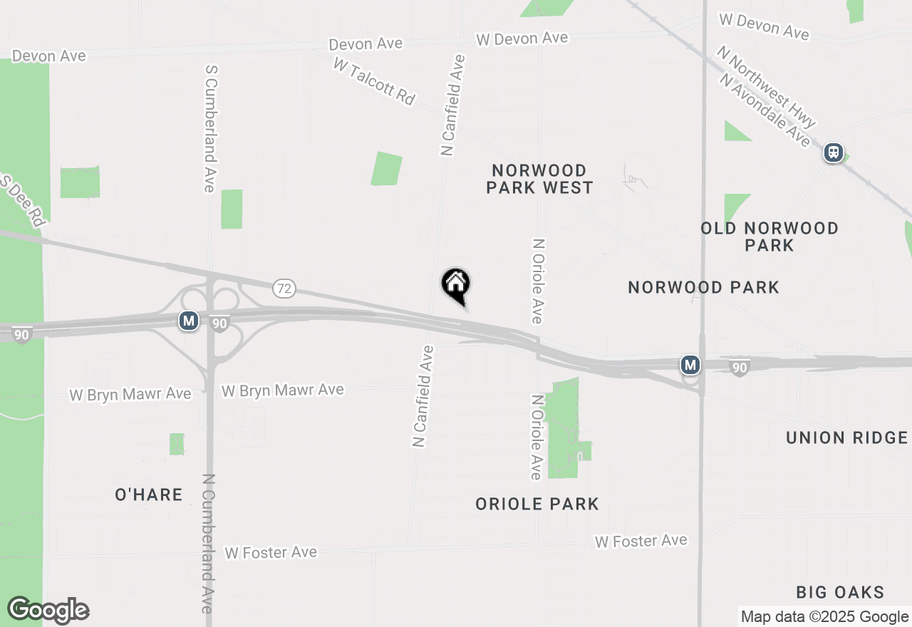 Map of 7766 W Higgins Road #E, Chicago, IL 60631