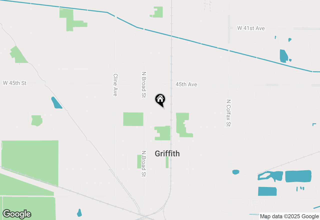Map of 707 N Rensselaer Avenue, Griffith, IN 46319