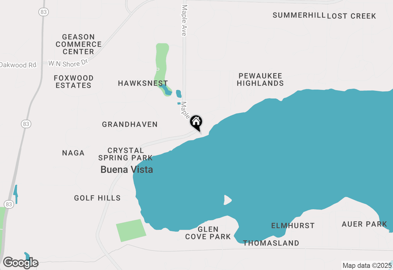 Map of N27W29911 Maple Ave #7, Pewaukee, WI 53072