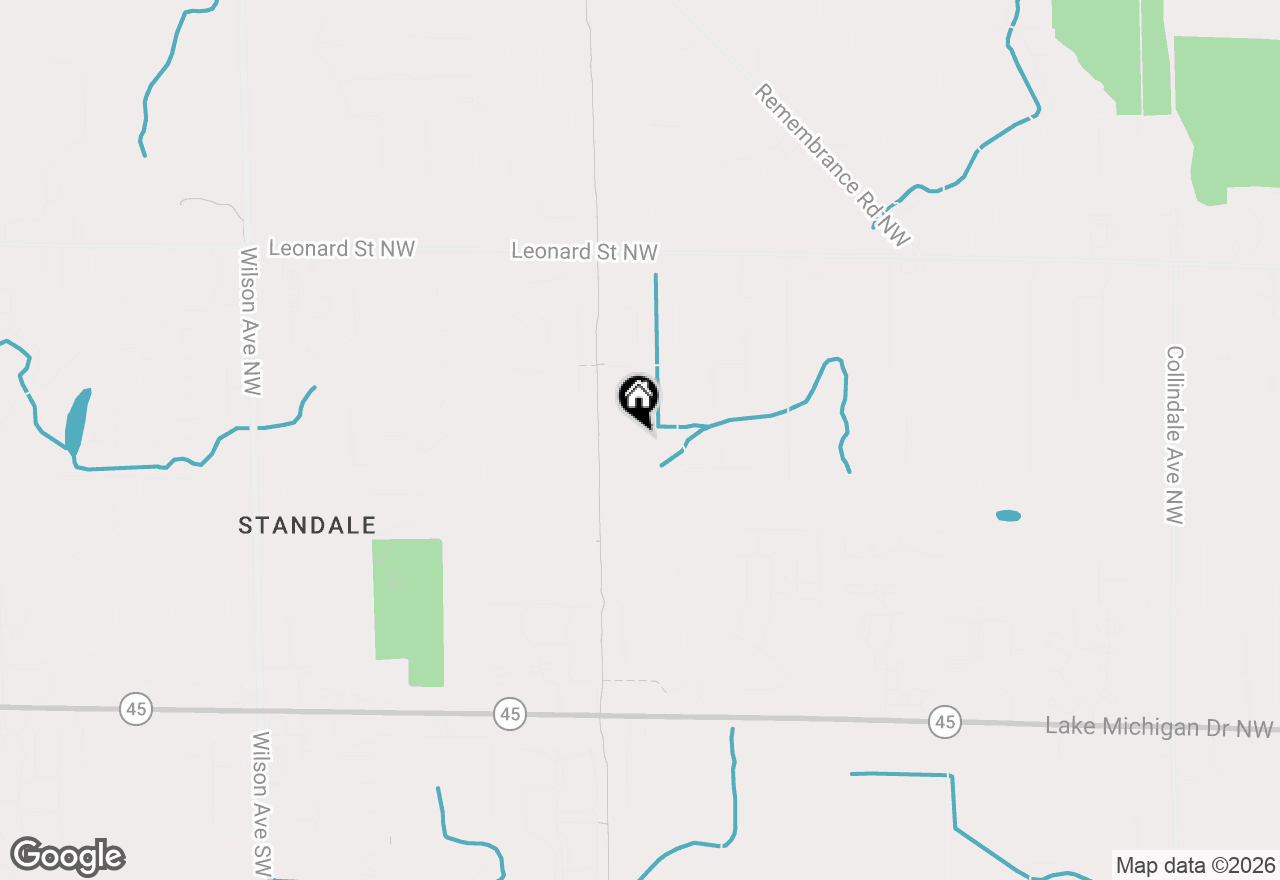 Map of 872 Sunrise Lane Nw, Grand Rapids, MI 49534