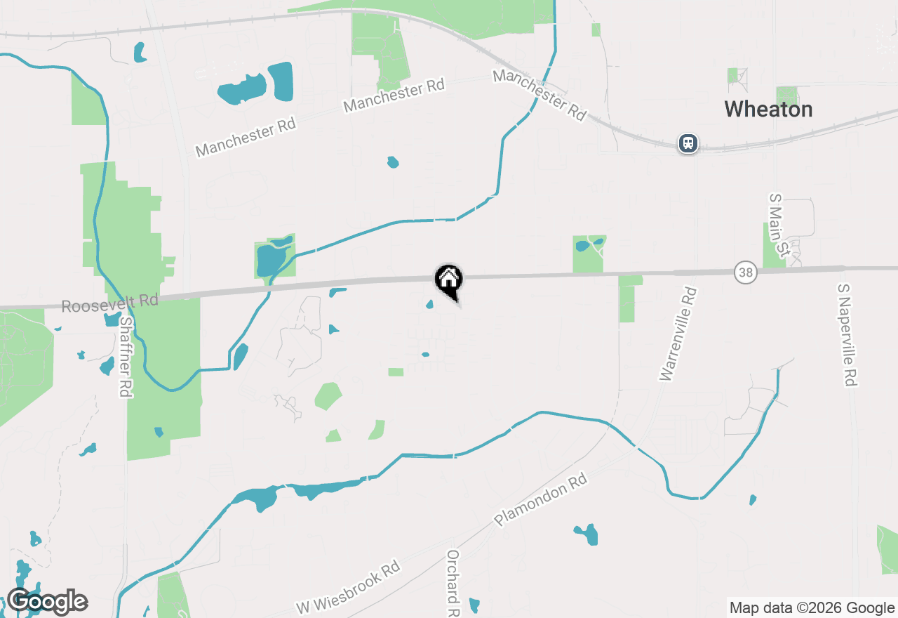 Map of 1478 Timber Trail, Wheaton, IL 60189