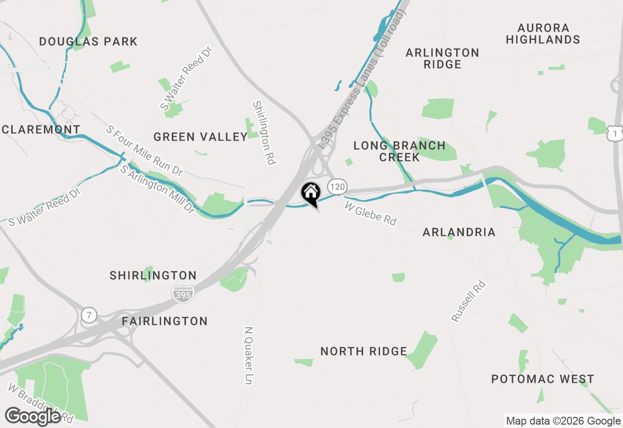 Map of 1225 Martha Custis Drive #1218, Alexandria, VA 22302