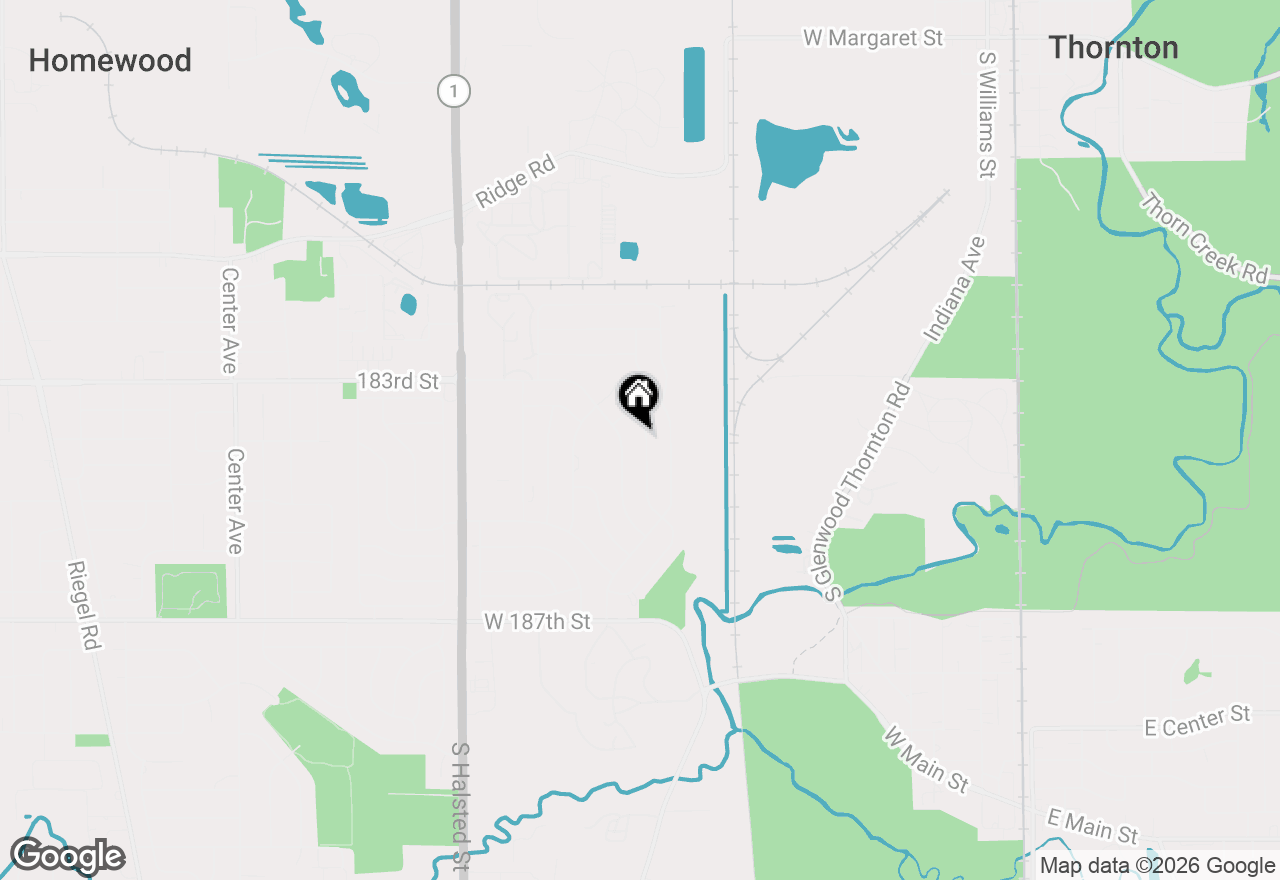 Map of 510 N Park Drive, Glenwood, IL 60425
