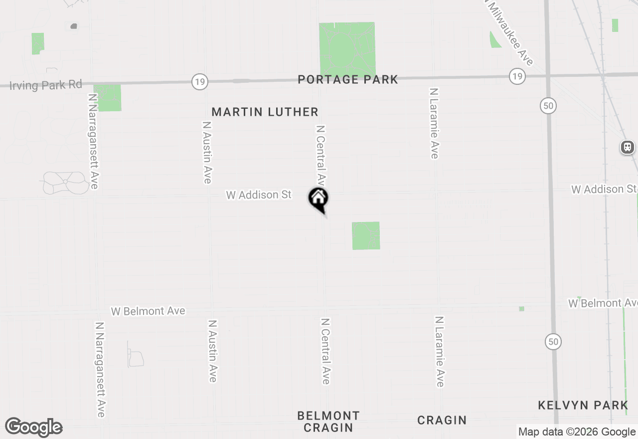 Map of 3502 N Central Avenue, Chicago, IL 60634