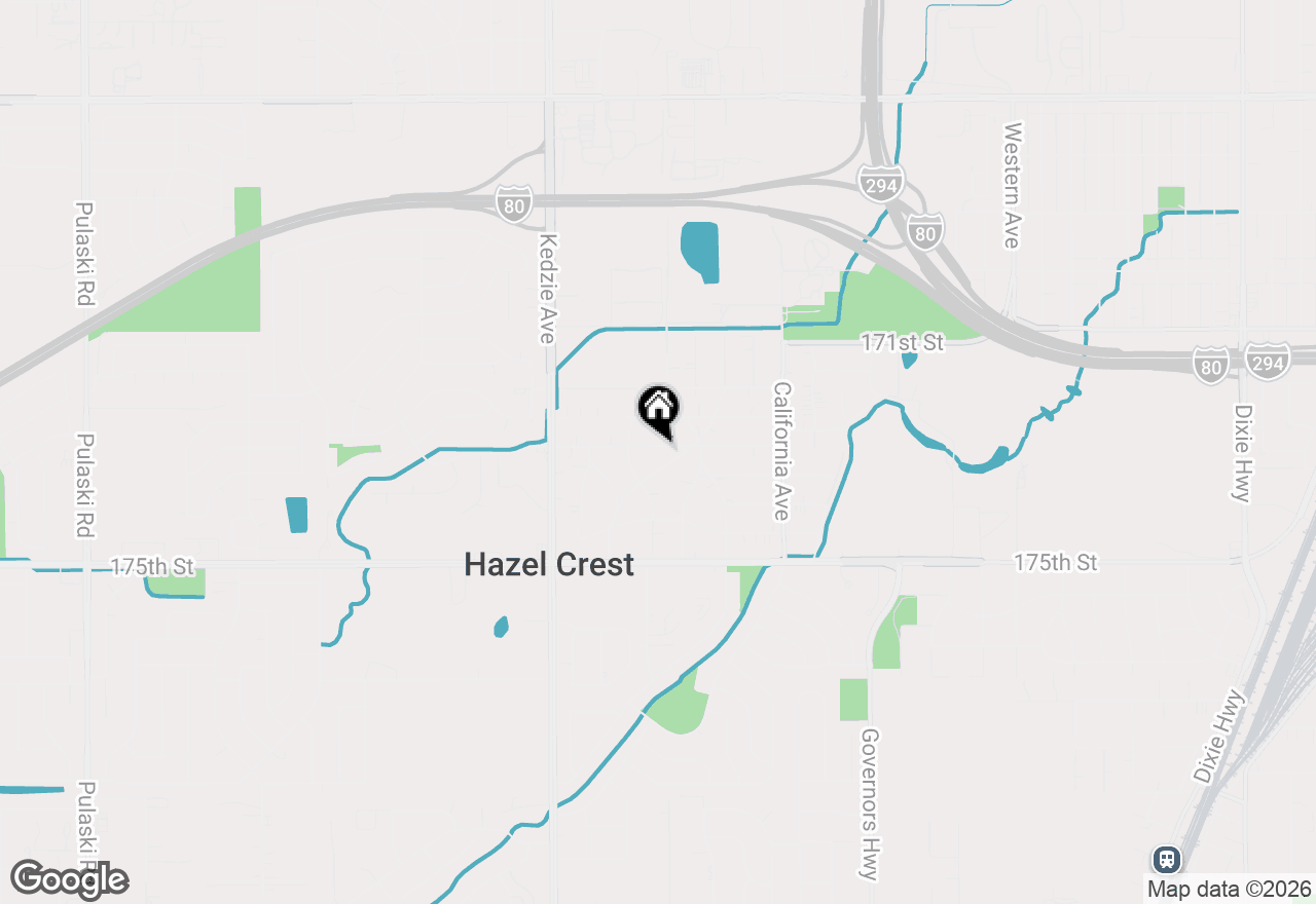Map of 3005 173rd Street, Hazel Crest, IL 60429