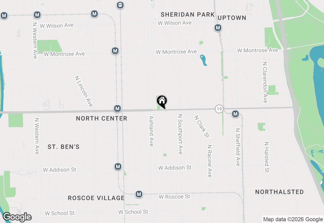 Map of 1481 W Irving Park Road #2B, Chicago, IL 60613