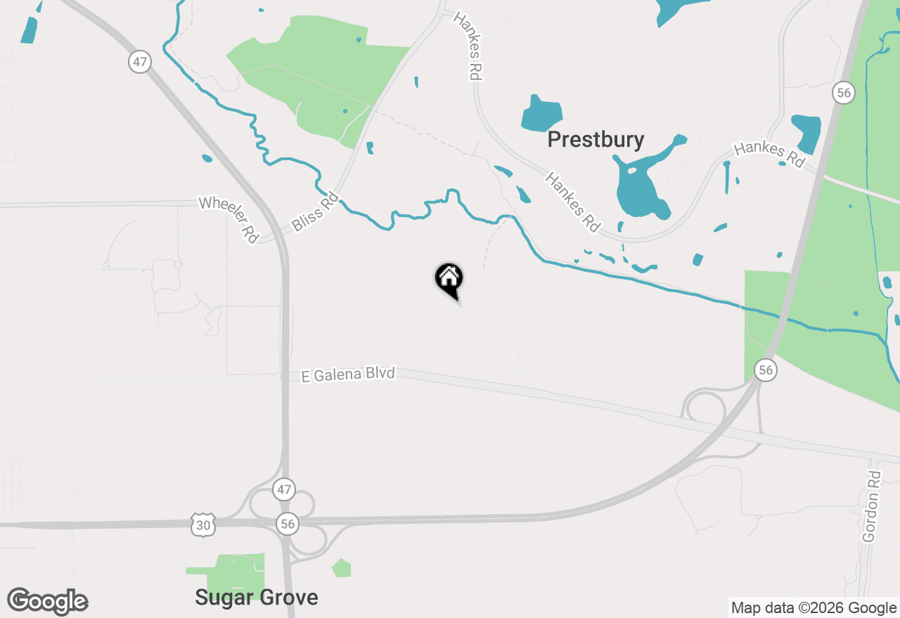 Map of 254 E Park Avenue, Sugar Grove, IL 60554